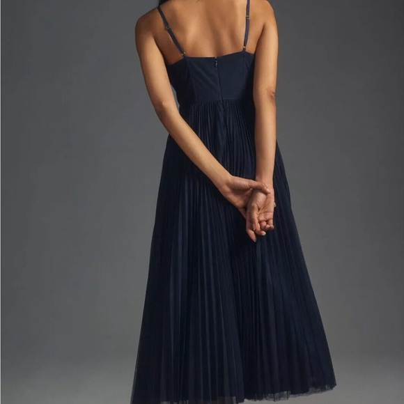 NWT Anthropologie Hutch Sweetheart Pleated Maxi Dress Size 24w - Picture 7 of 7